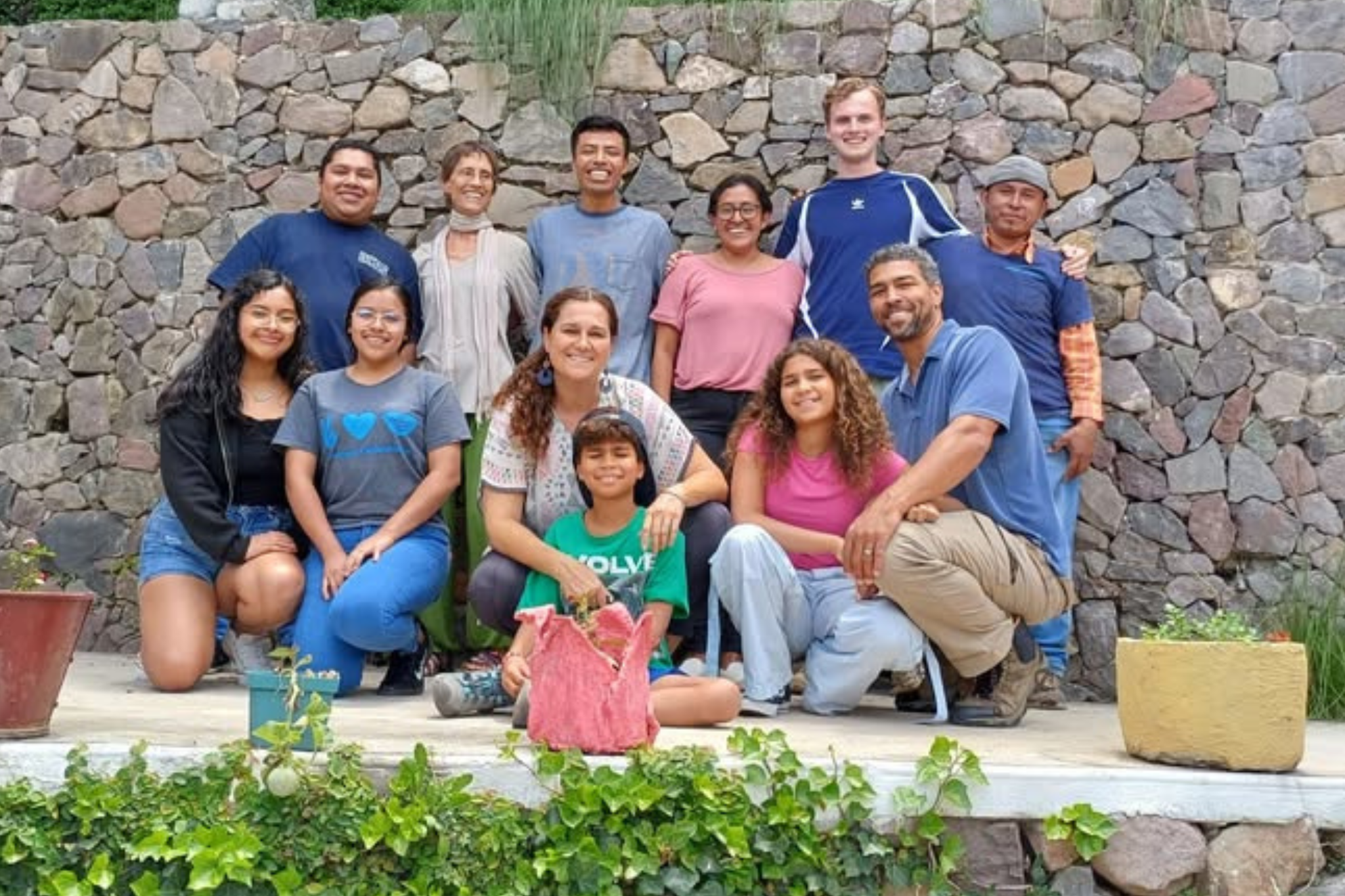 Spanish School Students Lake Atitlan Students and teachers at the Spanish School in Santa Cruz La Laguna, Lake Atitlan